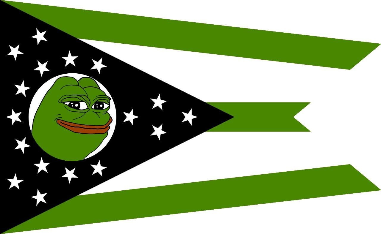Pepe The Frog Ohio State Flag
