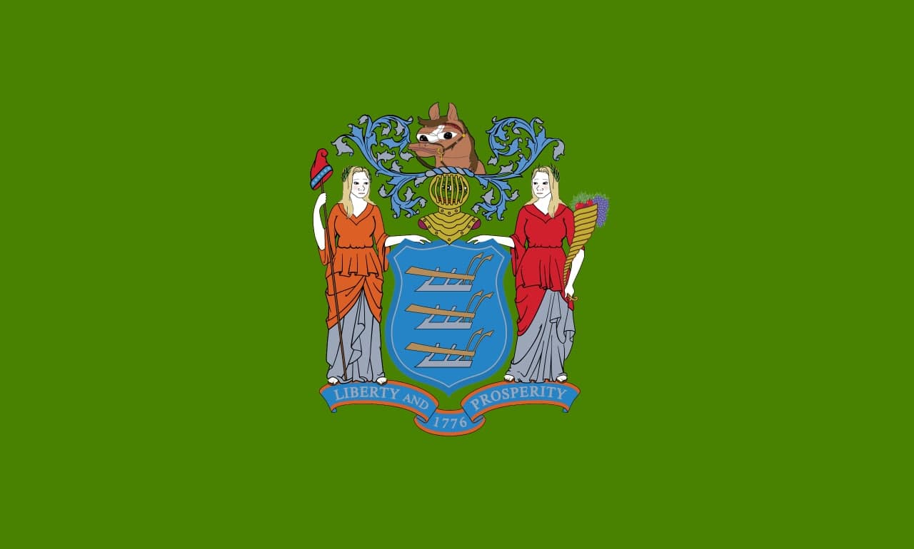 Pepe The Frog New Jersey State Flag